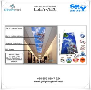 Gergi Tavan Gökyüzü Panel 1
