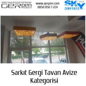 Sarkıt Gergi Tavan Avize